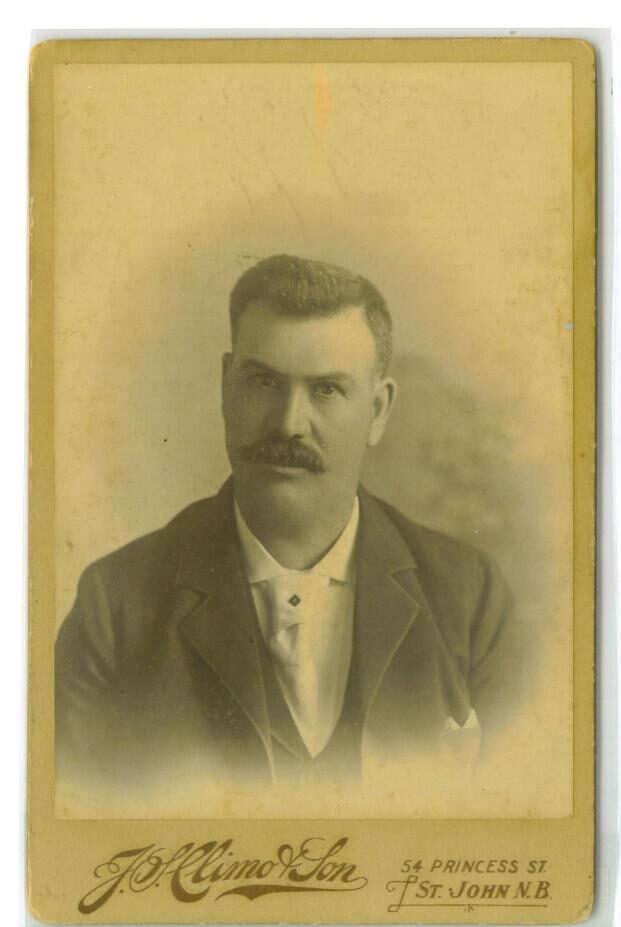 Portrait d’Edward Fitzpatrick, sur format cabinet ou « carte d’album »